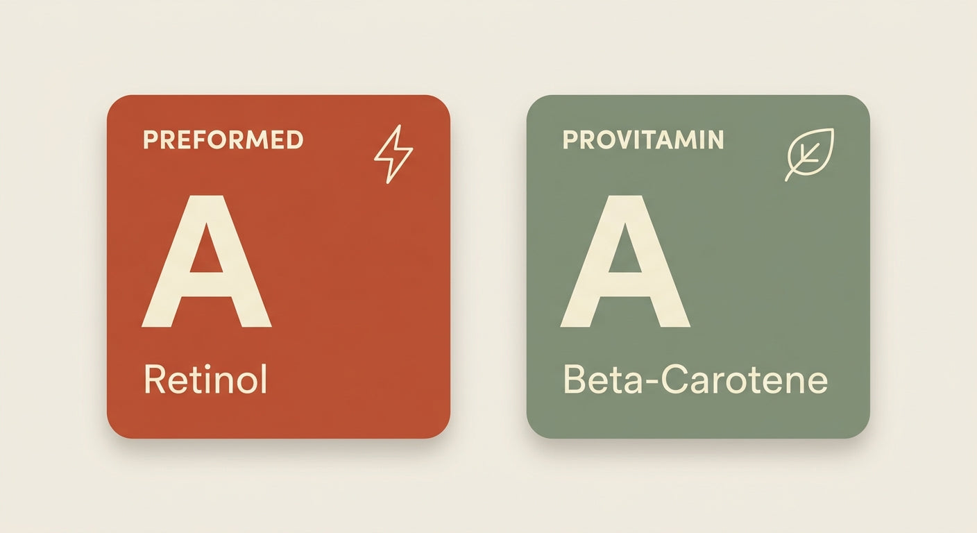 The First Vitamin Ever Discovered: Why Retinol and Beta-Carotene Aren't the Same Thing