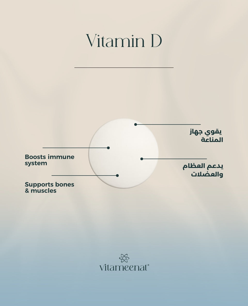 Vitamin D3 description - Daily Essentials - All in One Vitamin Box - Vitameenat
