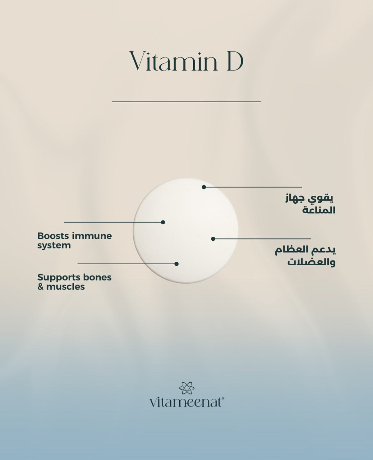Vitamin D3 description - Daily Essentials - All in One Vitamin Box - Vitameenat